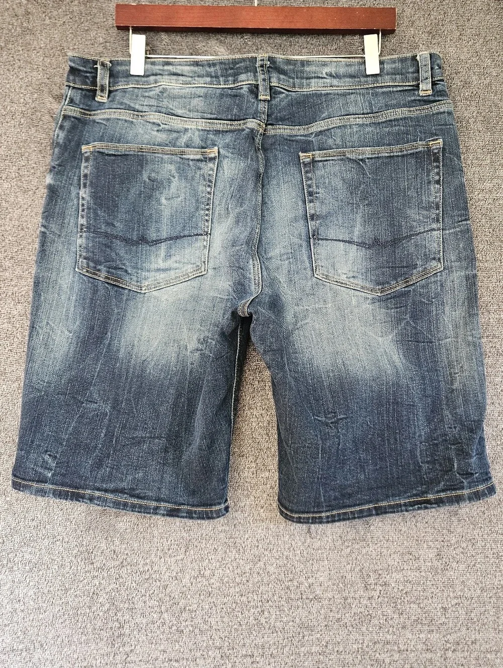 ASOS Acid Wash Denim Bermudas Shorts Size 36W